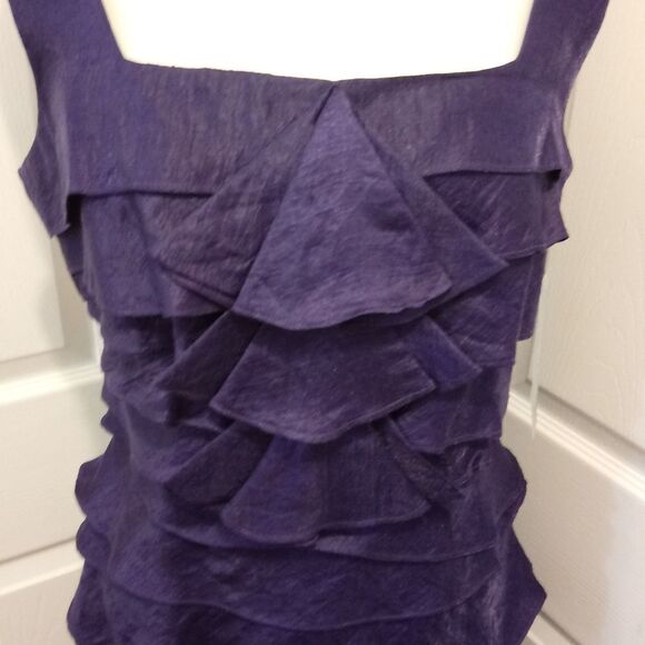 NEW Tiered Shimmery Purple Cocktail Party … - Picture 5 of 8